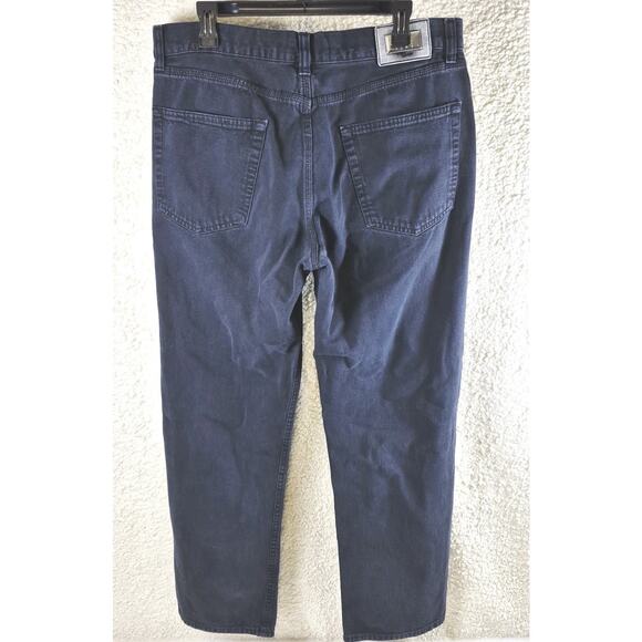 Hugo Boss Alabama Men’s Jeans 38x32 Black Denim 100% Cotton Vtg Made in Italy - Picture 7 of 14